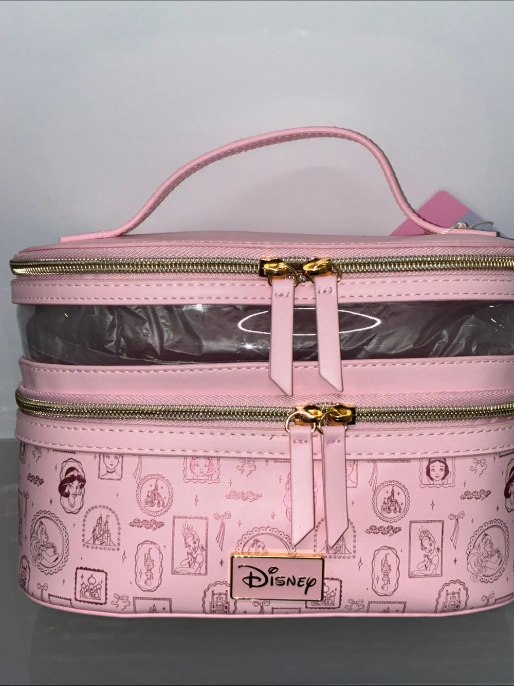 Disney Princess double zip travel vanity case